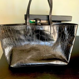 Brooks brothers genuine leather tote